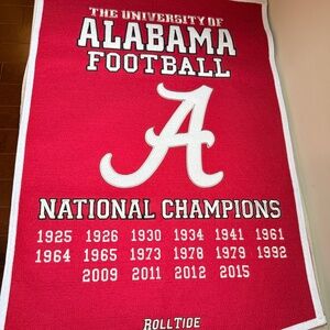 University of Alabama Roll Tide Football National Championship Banner